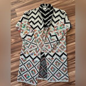 Colorful Aztec sweater size Medium